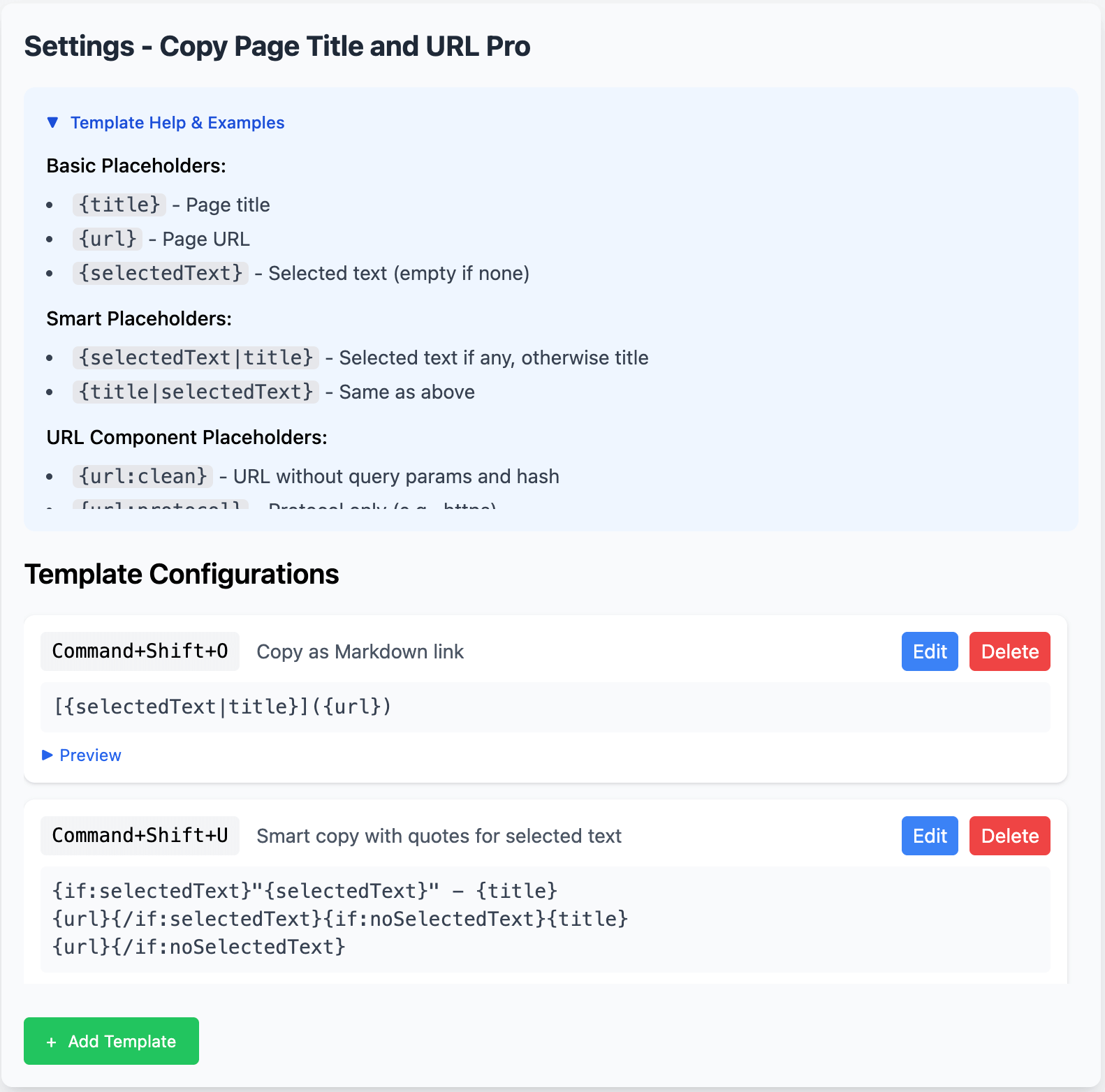 Powerful Shortcut Configuration
